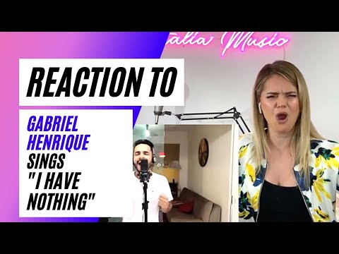 Voice Teacher Reacts to Gabriel Henrique - I Have Nothing