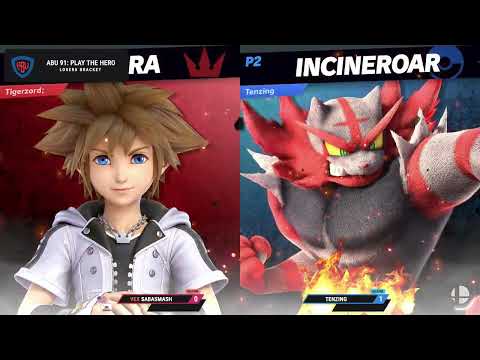 ABU 91: Play the Hero - SabaSmash vs Tenzing - SSBU Singles