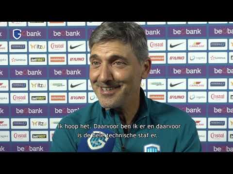 Felice Mazzu over KRC Genk - Zulte-Waregem
