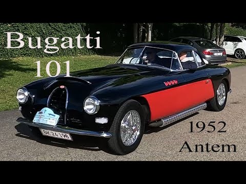 Bugatti 101 Coupé Antem 1952 - Drive &  Sound