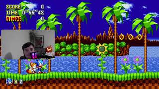 The worst pumpkin carving you will ever see while sonic dies 4 times because of how crappy it is