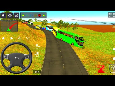 Coach Bus Simulator India Off Road Driving Bus Game Simulator 2025 Gameplay Video #bus #game #gaming