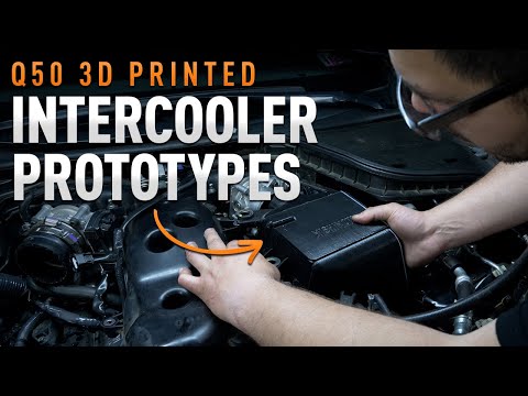 Infiniti Q50 | 3D Printed Intercooler Prototypes