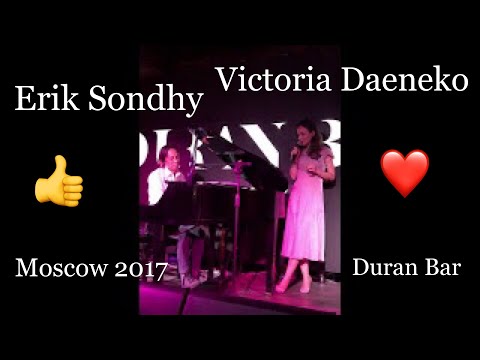 Erik Sondhy  And  Victoria Daineko  At Duran Bar Moscow Russia -  2017