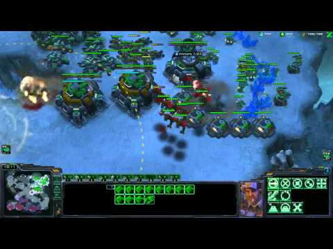 [HotS] - TvZ - Epic TvZ with more swarm host vs mech - DarthCaesar