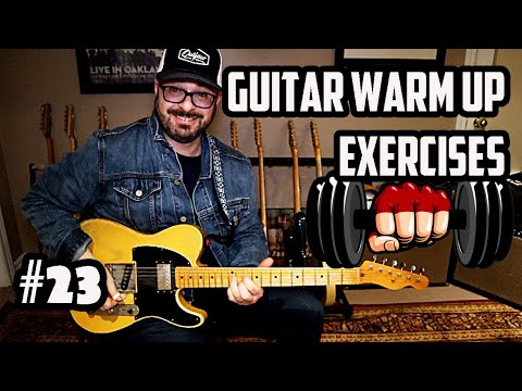 4 Guitar Player warm-up exercises #23