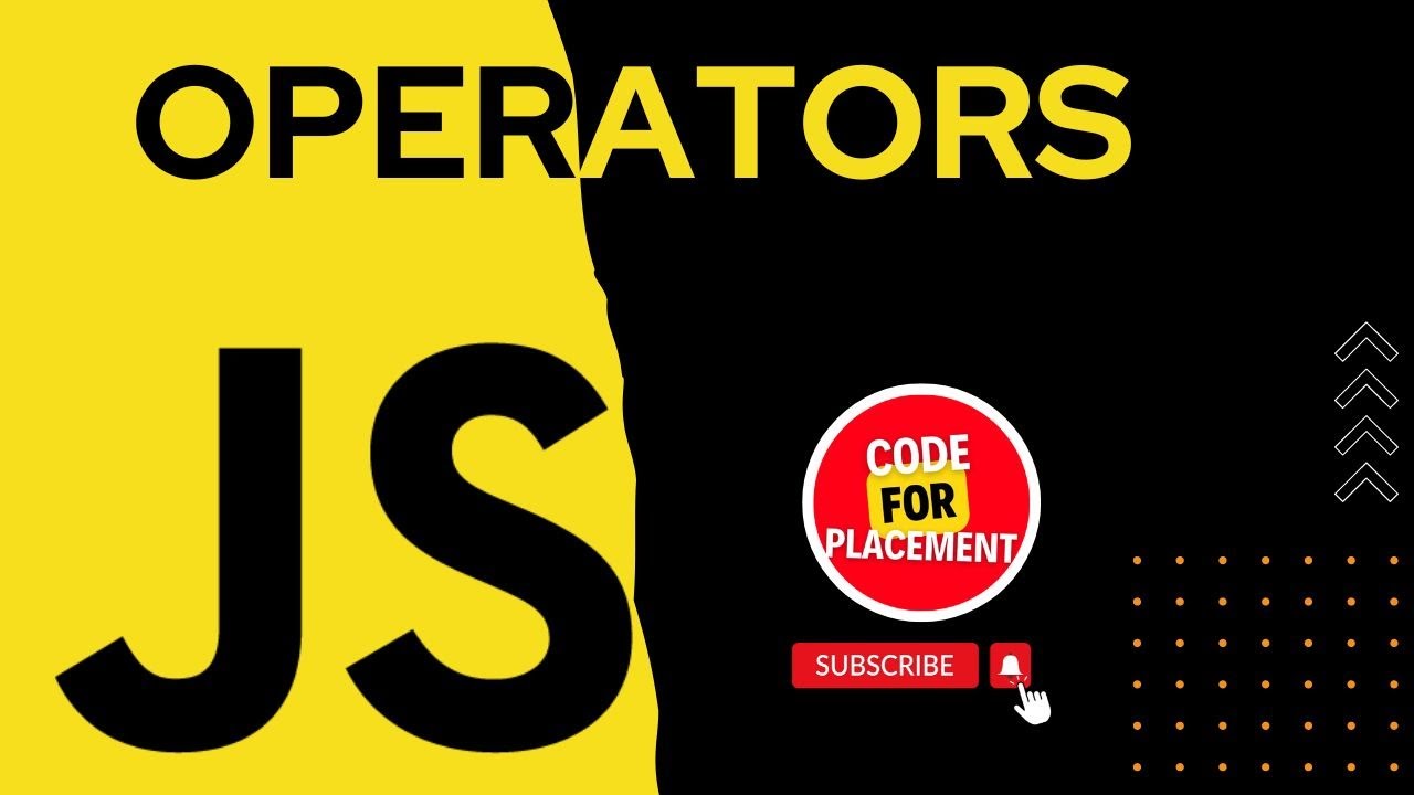 Operators in JavaScript I Complete JavaScript Tutorial Series | Lecture 5