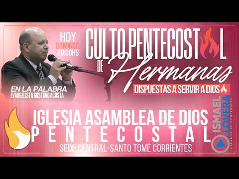 🔴EN VIVO-CULTO DE HERMANAS-ASAMBLEA DE DIOS PENTECOSTAL - DOMINGO 19 DE ABRIL DE 2026