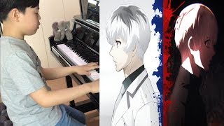 Tokyo Ghoul:Re OP Asphyxia - CöShuNie (Piano) 피아노 연주/초등학생3학년/9 yr/Fonzi M Ver.