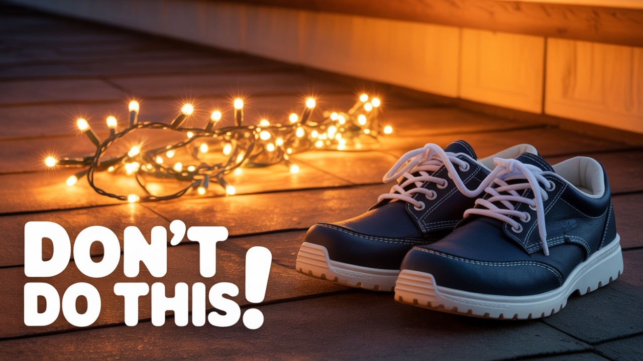 Christmas light safety tips for working on the roof and ladders