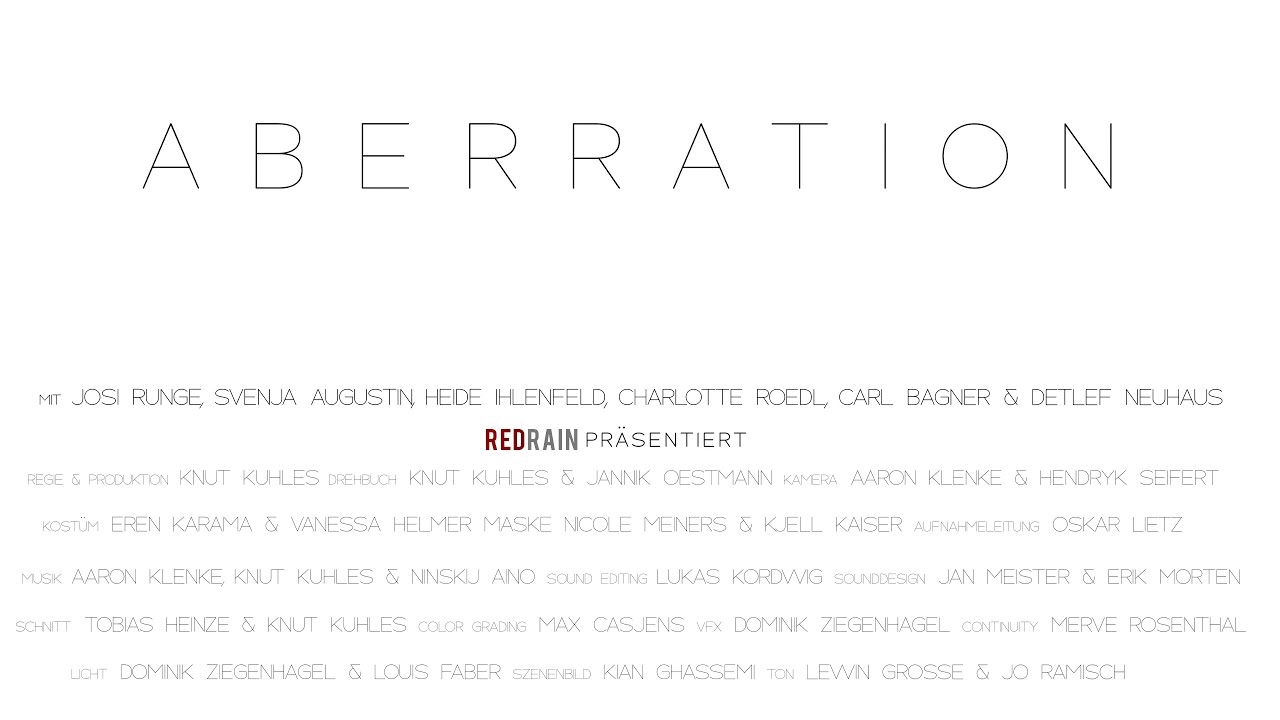 Aberration - Trailer Kurzfilm 2020