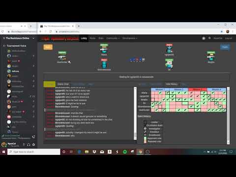 The Resistance: Avalon Online Tournament GAME 17
