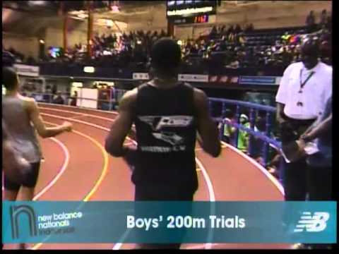 Boys 200m Prelim Heat 2 - New Balance Indoor Nationals 2011