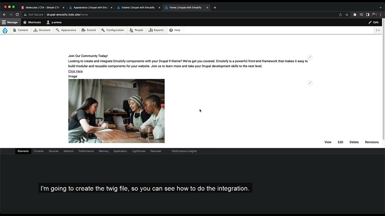 Drupal Theming Process using the atomic design methodology and Emulsify