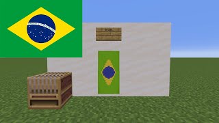 How to Make Brazil's Flag in Minecraft