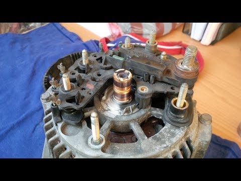 How to replacement Alternator Diode bridge Valeo - Mercedes-Benz CLK W208