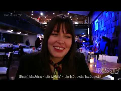 James Ross @ (Bassist) Julia Adamy - Music & Life" - (Grace Kelly Band) - www.Jross-tv.com