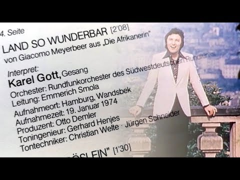 Karel Gott - Land so wunderbar (Ô paradis) Arie aus der Oper 