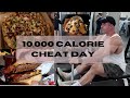 IFBB PRO 10,000 CALORIE CHEAT DAY | BACK DAY