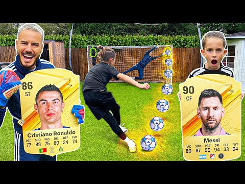 EA FC24 SHOOTING CARD BATTLE! MESSI VS RONALDO