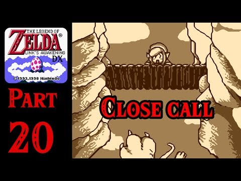 Zelda Links Awakening DX 100% Walkthrough - Part 20 - Close Call