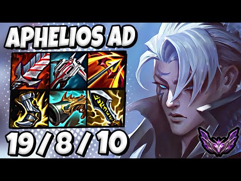 Aphelios vs Jhin ADC [ QuadraKill ] Korea Master Patch 25.21
