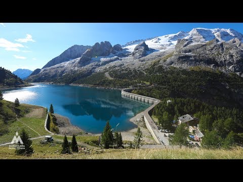 Marmolada e Passo Fedaia in estate