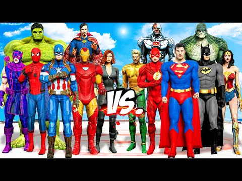 THE AVENGERS VS JUSTICE LEAGUE - EPIC SUPERHEROES WAR