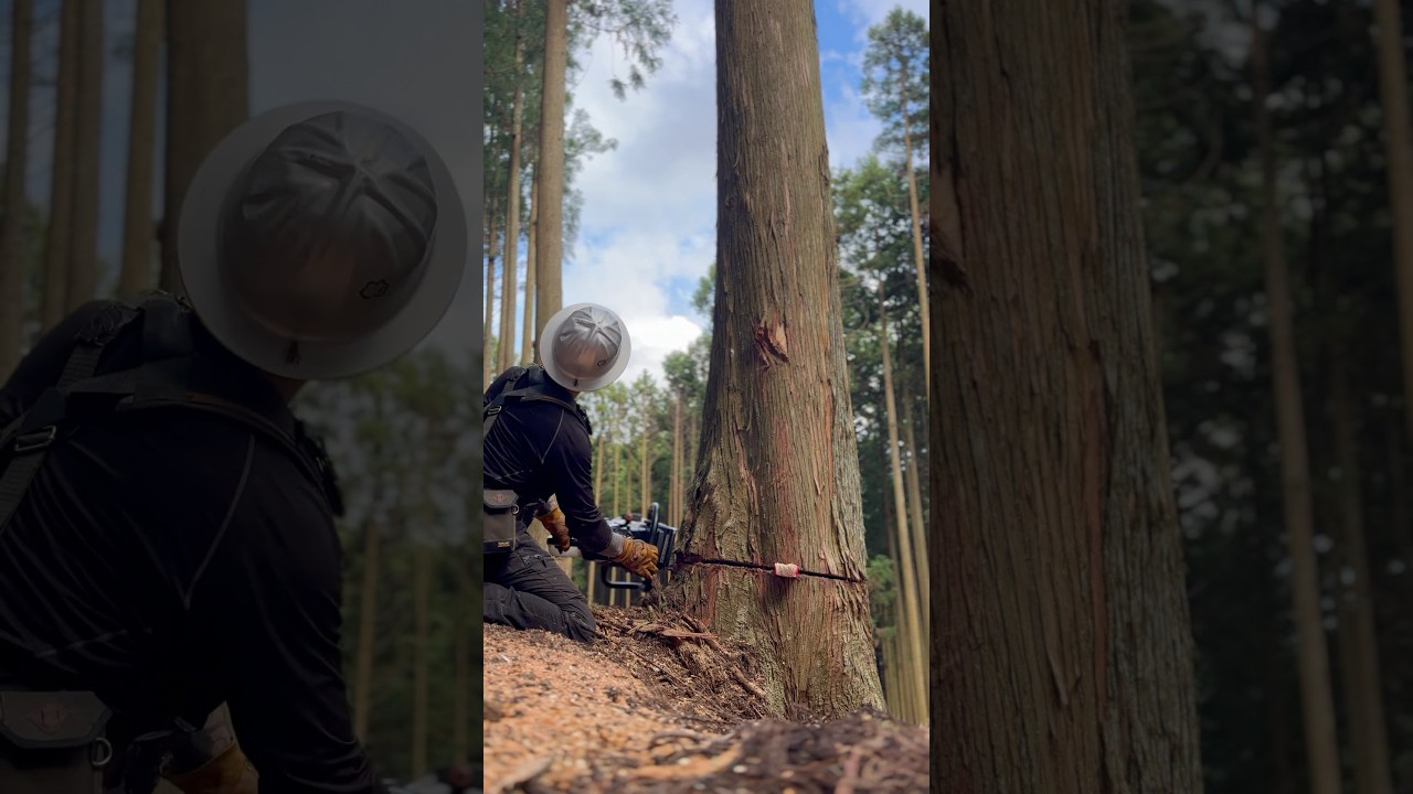 Lumberjack skunk #stihlchainsaw #logger #logging #林業