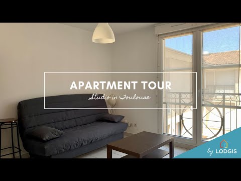 Apartment Tour // Furnished  24.6m2 in Toulouse – Ref : 1T522260