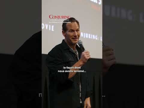 Patrick Wilson annonce par surprise la fin d’Ed Warren à ses fans 🥹 #Conjuring
