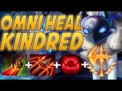 *NEW* OP KINDRED BUILD OMNIHEAL KINDRED HEALS FOR HOW MUCH? | 9.9 Kindred Jungle - League Of Legends