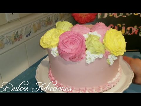 #208 Receta: Pastel de café tres leches y decoración en chantilly