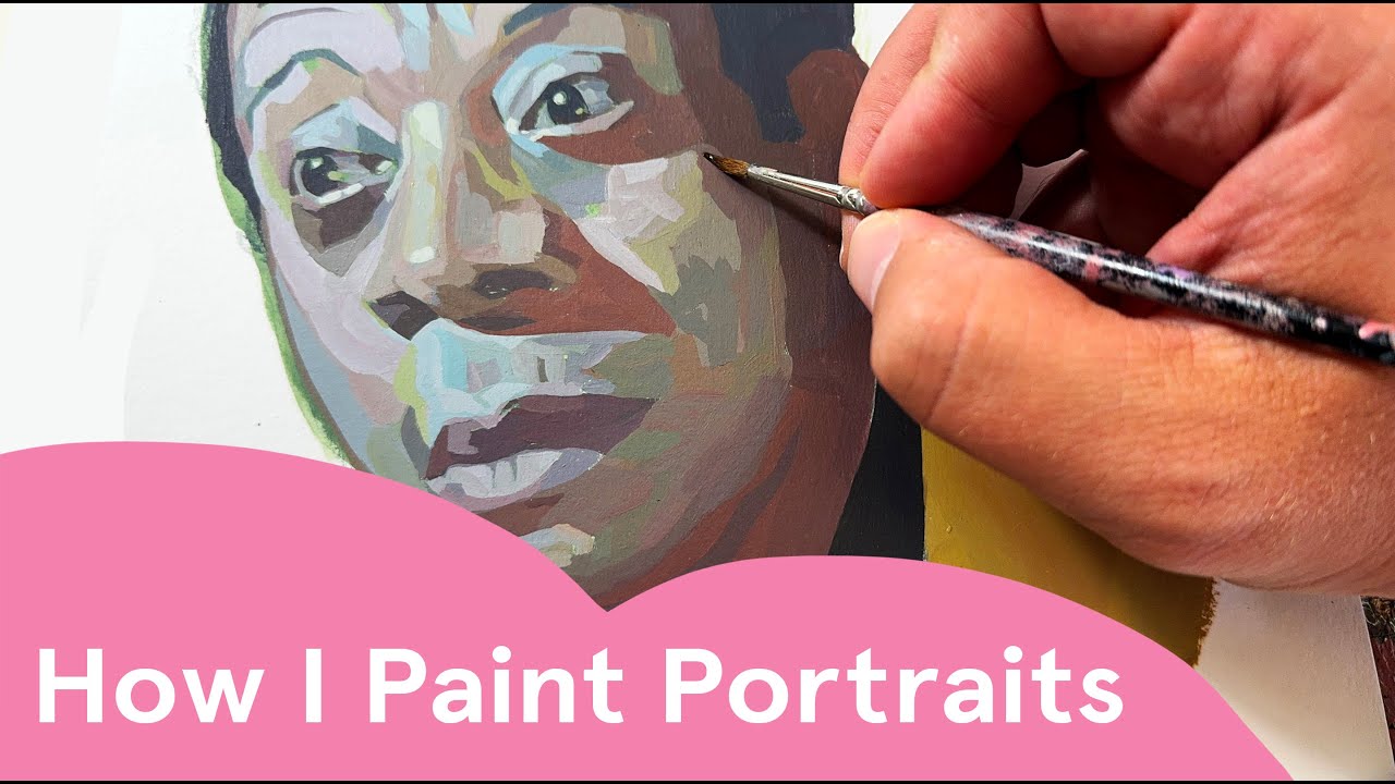 Painting James Baldwin, Start to Finish