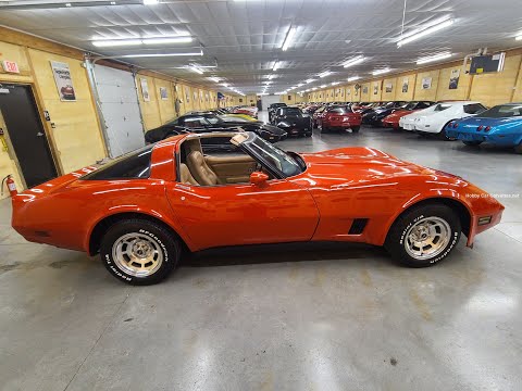 1981 Red Corvette Camel Leather Interior For Sale Video