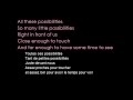 Possibilities - Freddie Stroma (lyric + french ...