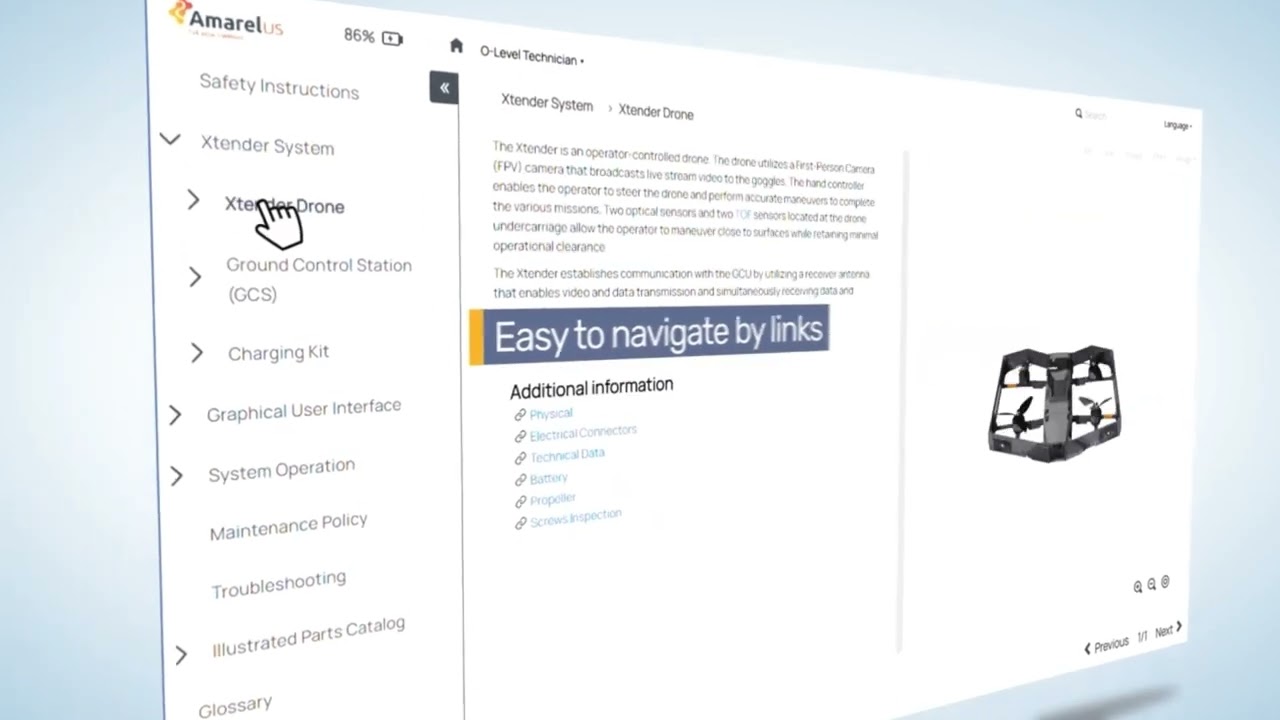 Interactive Digital Manual - Drone