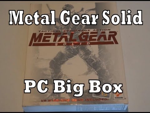 Metal Gear Solid Unboxing & Review (PC Big Box)