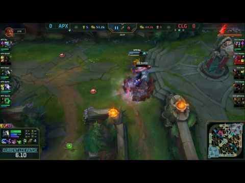 Apex vs CLG Game 1 Highlights   NA LCS Week 1 Summer 2016   APX vs CLG G1
