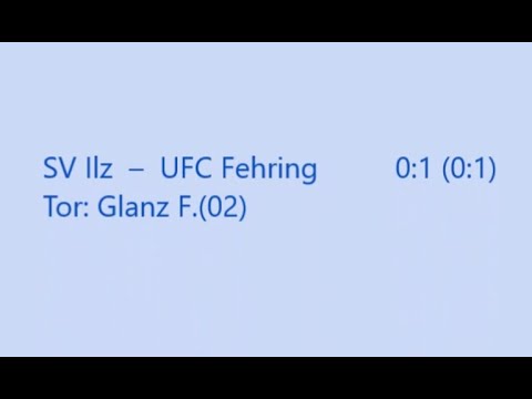Ilz  –  Fehring  0:1 (0:1)