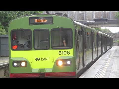Irish Rail 8100 class DART train 8106 - Glenageary Station, Dublin.