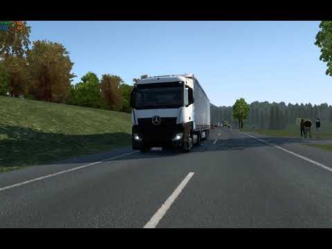Euro Truck Simulator 2 1.42 | Mercedes Actros MP4 1845 | Heilbronn Map | Willsbach-Kirchberg