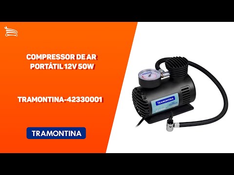 Compressor de Ar Portátil 300PSI 12V 50W - Video