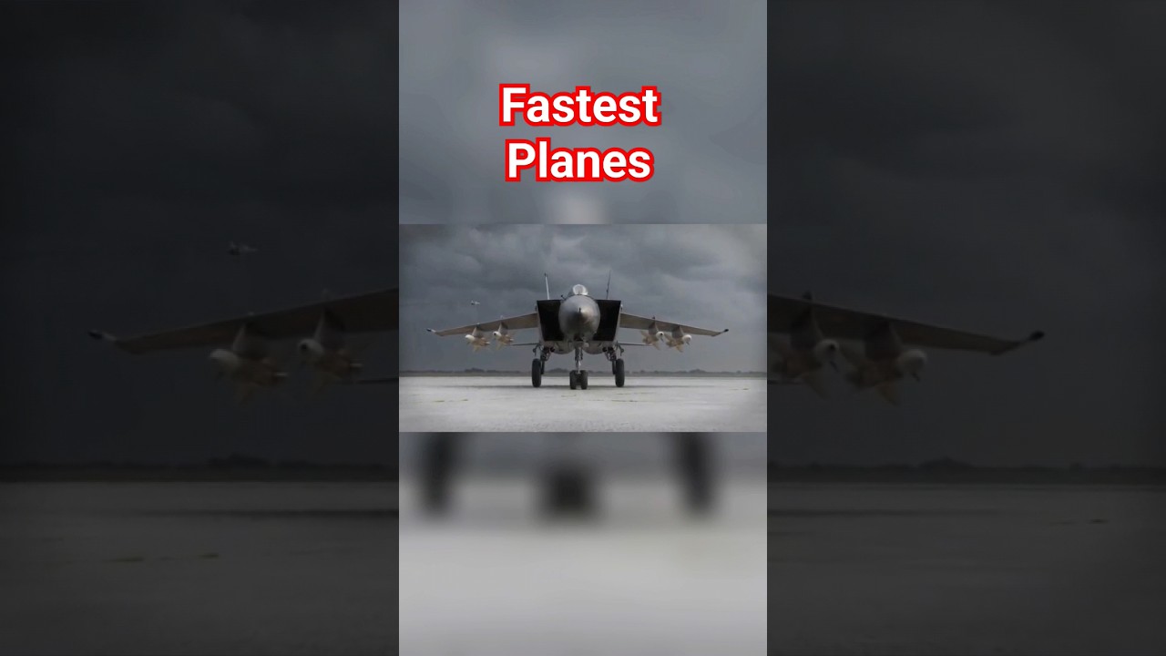 Top 3 Fastest Planes ✈️ #facts #shorts #plane