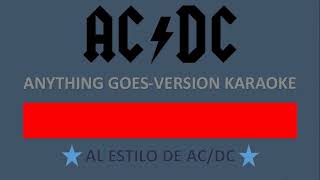 Anything Goes-AC/DC-karaoke version-Diana Isabel Molina Rodriguez