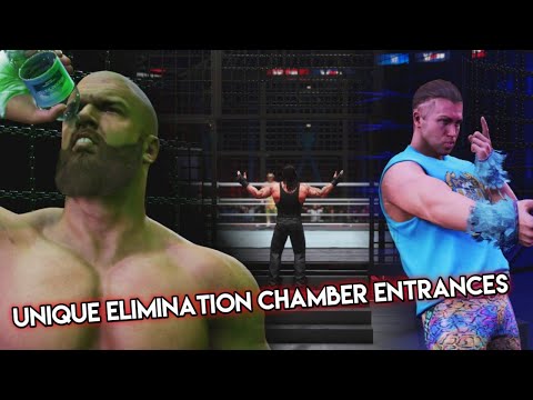All Unique Elimination Chamber Entrances in WWE 2K20