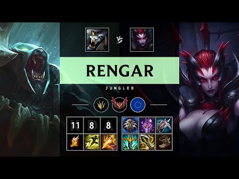 Rengar Jungle vs Elise - EUW Grandmaster Patch 25.15