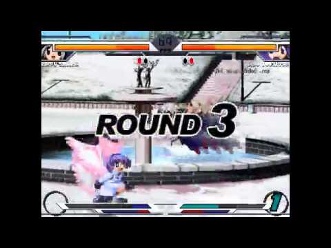 EFZ 1pさくらい（Mayu）　VS　2p:スパハム(Ayu)