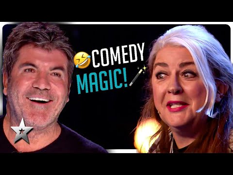 Top 10 HILARIOUS Magicians from Britain's Got Talent!