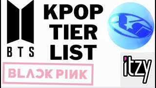 Favorite KPOP Groups Tier List